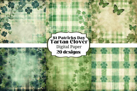 20 St Patrick's Day Tartan Backgrounds for Your Projects