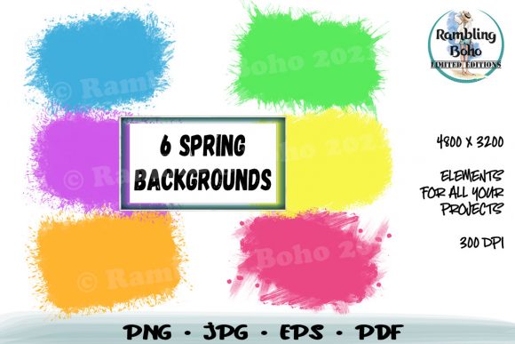 6 Spring Backgrounds: Fresh Digital Assets for Your Projects