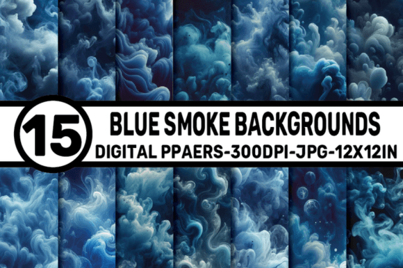 Blue Smoke Backgrounds: Elevate Your Digital Canvas