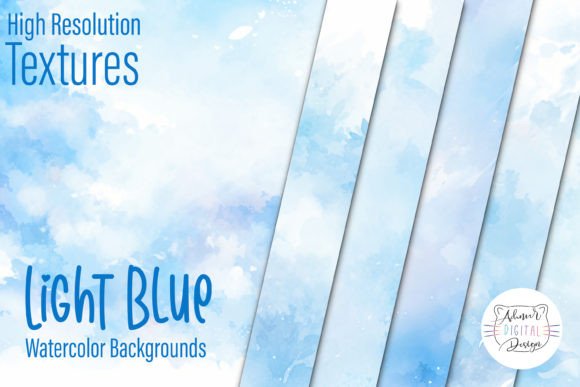 Capturing Serenity: A Guide to Light Blue Watercolor Backgrounds