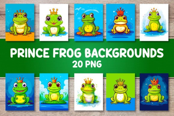 Enchanting Prince Frog Backgrounds for Covers