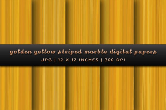 Golden Yellow Striped Marble Backgrounds: Infuse Warmth and Sophistication