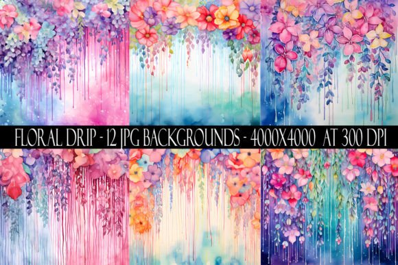 Infuse Your Projects with Organic Luxury: The Floral Drip Collection