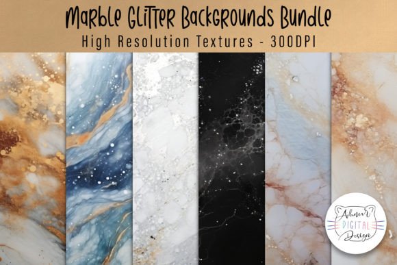 Marble Glitter Backgrounds: Elevate Your Designs