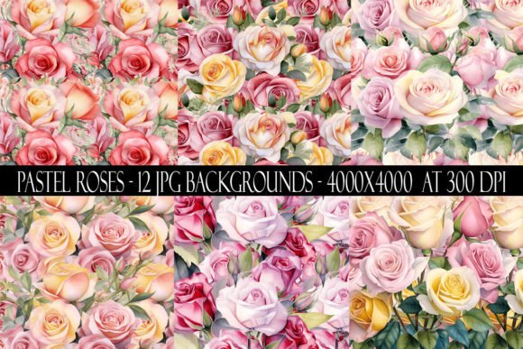 Pastel Roses Backgrounds: Elevate Your Creative Projects