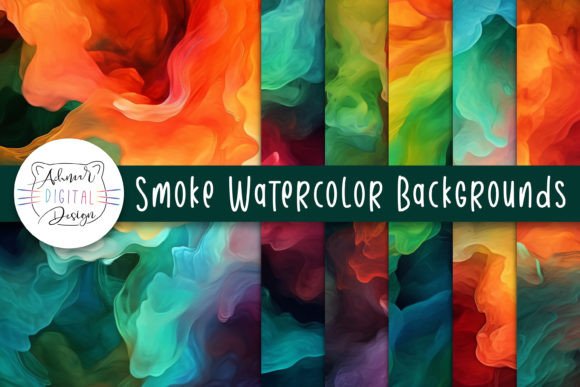 Smoke Watercolor Backgrounds: A Designer's Toolkit for Ethereal Art