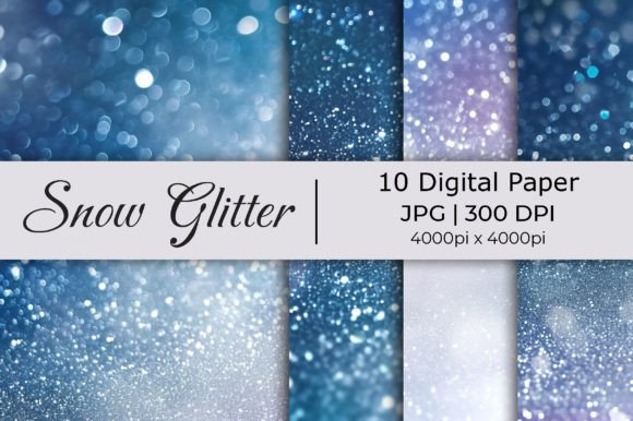 Unveiling Our Snow Bokeh Big Glitter Paper Backgrounds