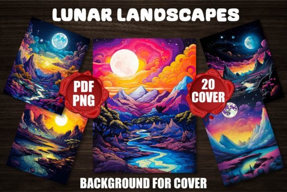 Unveiling the Cosmos: Lunar Landscapes for Your Next Cover