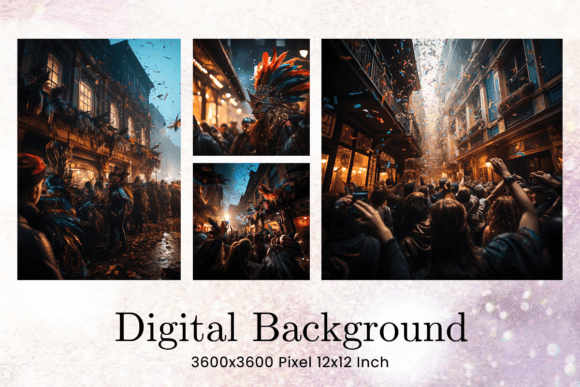 Vibrant Mardi Gras Carnival Backgrounds for Your Designs