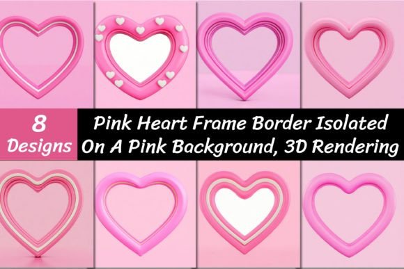Why Pink Heart Frame Border Backgrounds Elevate Your Designs